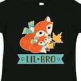 thumbnail image 4 of Inktastic Little Brother Woodland Fox Lil Bro Boys Toddler T-Shirt, 4 of 5