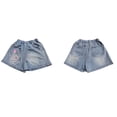 thumbnail image 7 of Fozruso Denim Skirt for Girls Girls Denim Shorts Skirt For Little Girls – Summer Casual Bottoms With Comfortable Fit And Cute Design(Blue), 7 of 7