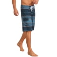 thumbnail image 4 of INSPIRE CHIC Men's Summer Colorblock Shorts Drawstring Beach Shorts with Side Pocket 28 Dark Blue, 4 of 4