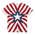 thumbnail image 5 of MKOSPLRT Kids Short Sleeve Holiday Shirts 3-12 Years Crew Neck 4th of July T Shirts Cute Stars and Striped Graphic Tees for Boy Girl, 5 of 7