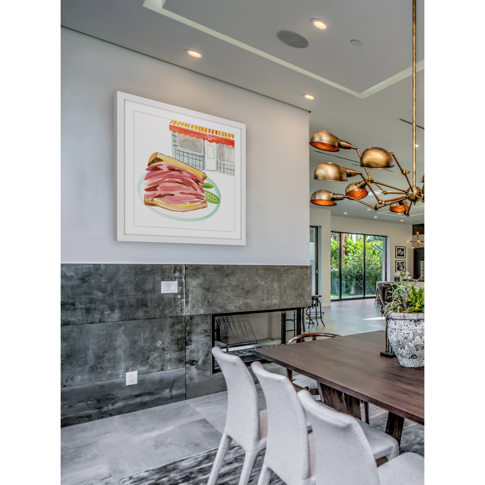 Marmont Hill "Schwartz's" by Molly Rosner Framed Painting Print