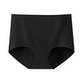 thumbnail image 2 of YWDJ Breathable Lightweight High Waist No Show Fashion Breathable Soft Stretch Panties High Waisted Briefs Black M, 2 of 7