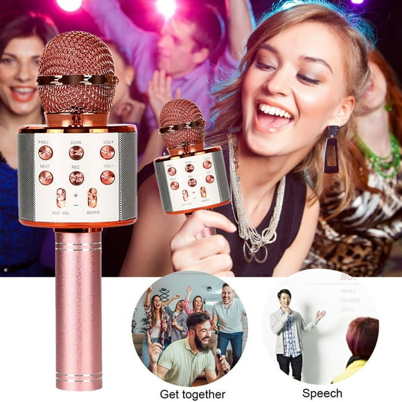 Toys For Girls Gifts Microphone For Kids Best Fun Birthday Gifts For Teens Girl Boys(Gold)