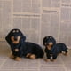 thumbnail image 2 of Peluche de Perro Salchicha Sentado, Realista, Color Negro, Ideal Como Regalo para Niños, Decoración para el Hogar y el Coche B, 2 of 5