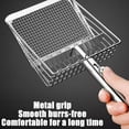 thumbnail image 4 of Hxlamzoo Heavy-Duty Large Fine-Hole Cat Litter Shovel for Bentonite, Tofu & Mineral Sand - Ergonomic Handle, Leak-Proof Design, Durable Plastic Construction (27.5x13cm), 4 of 8