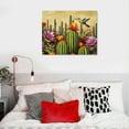 thumbnail image 4 of GOSMITH  Vintage Cactus Canvas Wall Art Arizona Succulent Plant Pictures Painting Southwest Boho Decor for Living Room Kitchen Bedroom, 4 of 4