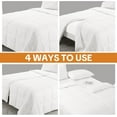 thumbnail image 6 of Split King Comforter Sets for Adjustable Bed, 3-Piece Bedding Set King Size 106"×90", Individual Comfort for Couples, Machine Washable, White, 6 of 6