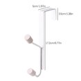 thumbnail image 4 of bedienty Door Back Hanger Coat Purse Hat Storage Holder Hook Organizer Double Head, 4 of 6