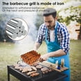 thumbnail image 3 of AEVXKHI 2PCS BBQ Rib Racks, Non Stick Rib Rack Iron BBQ Roasting Stand, Stand Sturdy Turkey Roasting BBQ Rib Rack, BBQ Accessories for Grilling and Smoking, 3 of 10