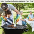 thumbnail image 3 of Rainbow Tie Dye Ink Pattern Kitchen Oven Mitt and Pot Holder Sets 4 Pcs for Baking, Cooking and Grilling, Heat Resistant Up To 392 °F, 3 of 7