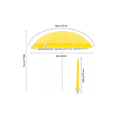 thumbnail image 2 of Sombrilla de Sol Plegable para Exterior Amarillo LAB.G, 2 of 4