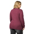 thumbnail image 5 of TEMOFON Cardigan for Women Plus Size Buttons Down with Pocket Long Sleeve Ladies Cardigan Lightweight Knit Fall Winter Clothes 3XL, 5 of 6
