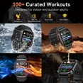 thumbnail image 4 of Smart Watch for Men Fitness Tracker: Military Waterproof Make Answer Call Digital Mens Watches Running Step Pedometer Smartwatch, 4 of 7