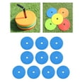 thumbnail image 4 of 10Pcs Flat Cones Non Slip Round Flat Cones Training Spot Markers for Boxing Baseball Soccer Blue, 4 of 9