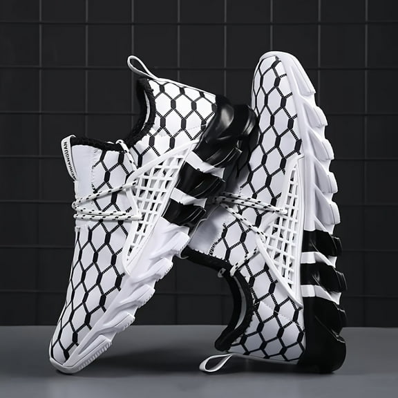 Men's Blade Sneakers, Breathable Shock Absorption Running Shoes, Lightweight Non-Slip Shoes, 2023 Spring New