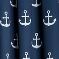 thumbnail image 3 of Anchor Room Darkening Window Curtain Panels in Navy, Set of 2, 3 of 4