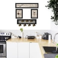 thumbnail image 2 of TrendyDecor4U Kitchen 4-Pc Vignette With 7-Peg Mug Rack Wall Art V433-MPH-405, 2 of 2