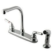 Elements of Design Magellan EB751SP High Arch Kitchen Faucet with Sprayer, 8-Inch, Polished Chrome