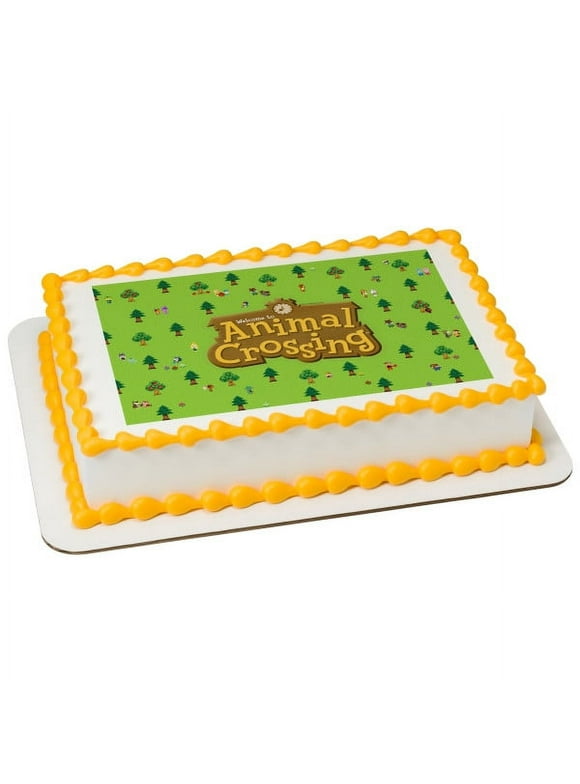 Animal Crossing Edible Cake Topper Image - 1/4 Sheet