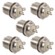 thumbnail image 1 of 5X UHF Hembra SO239 Jack Bulkhead Solder Panel Mount RF Straight Connector, Plateado, 1 of 5
