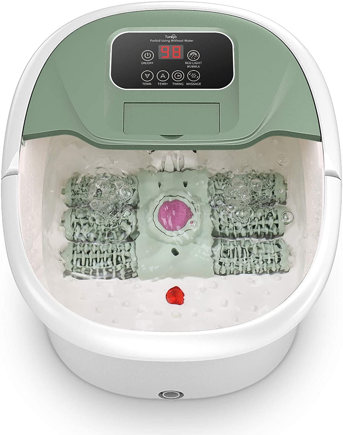 Turejo Foot Spa Bath Massager with Quick Heat, 3 Hode, 6 Massage