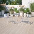 thumbnail image 2 of Pemberly Row Table Bistro Carrée Contemporaine en Aluminium et Acier de 23,5 Po, 2 of 5