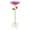 Pink, variant on Outdoor Metal Bird Bath, Colorful Hummingbird Bath With Five Stakes, Garden Decor Accessories For Backyard Landscape Decoration, 31.5" H x 10.6" Dia, Orange