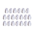 thumbnail image 1 of 20 Pcs Bobine de Fil pour Surjeteuse Serger Plastique Blanc, 1 of 8