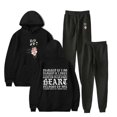 thumbnail image 2 of Russ DAMNED IF I DO Tour Men/Women Fall Suit Hoodies Sportswear Hooded Ankle Banded Pant Two Piece Set, 2 of 3