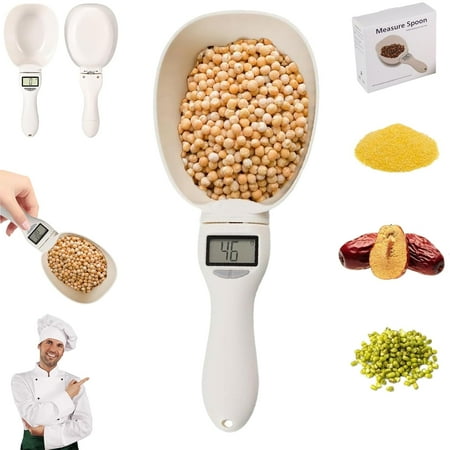 Electronic Measuring Spoon, Weigh as You Scoop, Electronic Measuring Cup with Conversion, 800g/0.1g High Precision Digital Measuring Spoon Scale for Dispensing Food and Condiments