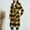 Yellow, variant on Winter Plaid Jackets for Womens Fashion Plus Size Casual Trundown Collar Outwear Coat Long Sleeve Pockets Plaid