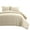 Rainy Day, variant on Lush Decor Haniya Solid Waffle Woven Textured Cotton Duvet Cover Set, 3 Piece Set, Full/ Queen, Neutral - Soft Waffle Duvet Cover - Neutral Bedding Set - Minimalist, Modern & Farmhouse Bedroom Decor