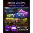 Lumary Permanent Outdoor Lights 118ft with 78 LED Lights, RGBAIWW Smart