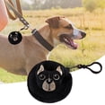 thumbnail image 3 of Cute Plush Teddy Pet Poop Bag Dispenser Portable Zipper Closure Waste Carrier with Keychain Attachment Pet Accessory, 3 of 6