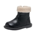 thumbnail image 3 of Children's Boots, Cotton Shoes, Solid Color Soft Soled Short Boots, 3 of 5