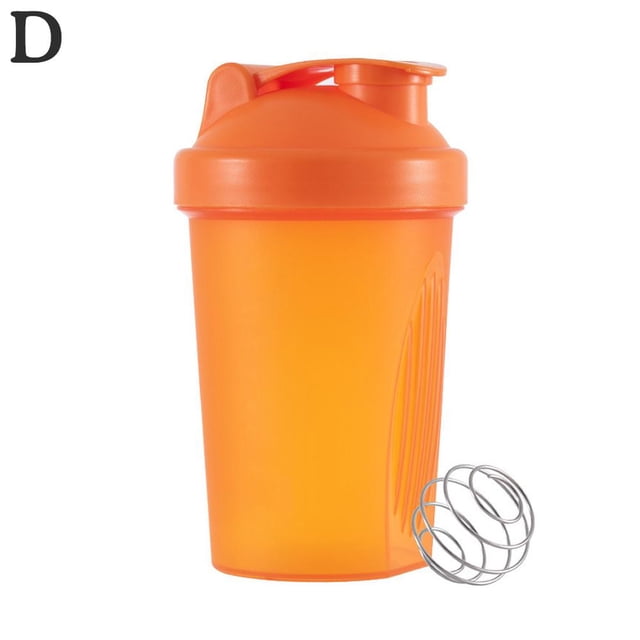 400ml Shaker Cup, Leak-proof Protein Powder Milkshake Mixing Cup with Mixing Ball, BPA-free Plastic