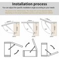 thumbnail image 3 of Easy Install Gas Struts, Wide Applicability Heavy Duty Soft Open Lid Support for Hydraulic System Applications (2PCS), 3 of 5
