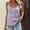 Purple, variant on Summer Tops For Women Sevevn Women's Button Front Cami Top Sleeveless Spaghetti Strap Tank Top for Casual Summer White M