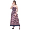 thumbnail image 2 of Women Tube Dresses Summer Strapless Tube Top Printed Dresses for Summer Tube Maxi Dress Evening Party Beach Dresses Online By Oussum, 2 of 5