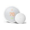Google THERMWSEN-K Nest Thermostat E - Smart Thermostat + Google Nest Temperature Sensor Bundle - White