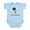 Sky Blue, variant on CafePress - Snorkeling Infant Bodysuit - Baby Light Bodysuit, Size Newborn - 24 Months