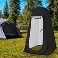 thumbnail image 6 of Pop Up Shower Tent  Portable Beach Dressing Changing Room Uv/rain Outdoor Shelter Camping Toilet Shelters For Hiking Picnic Fishing Black, 6 of 6
