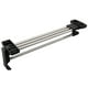 thumbnail image 2 of Movable Crossbar Clothes Hanger Top Mount Wardrobe Closet Rail Rod Cold Rolled Steel Hanging Clothes 250/300/350/400mm, 2 of 11