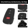 thumbnail image 4 of Unique Bargains 3 Button Keyless Entry Remote Fob Key Shell Case for Toyota RAV4 2019-2021, 4 of 7