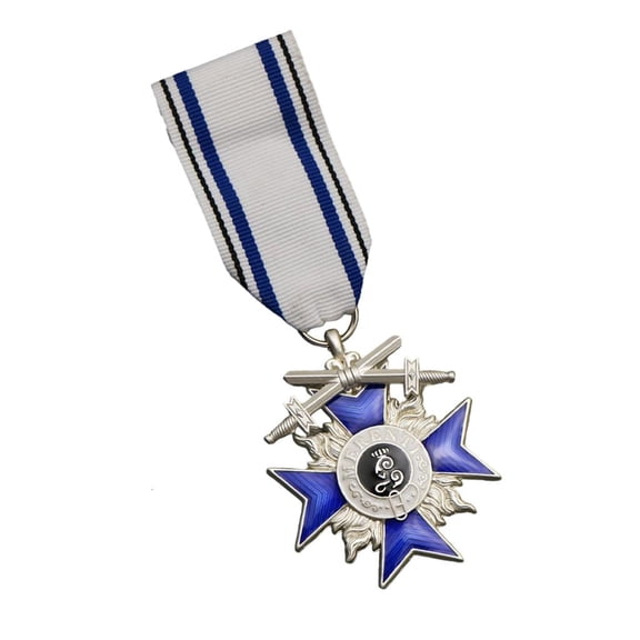 SDFGTstore Militarys Medals Brooch Pin Order of the Bavarian Crowns Medals Lapel Pin Clothing Accessories Decorative Badge Brooch