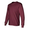 thumbnail image 2 of Ultra Cotton Long Sleeve T-Shirt, S, Maroon, 2 of 3