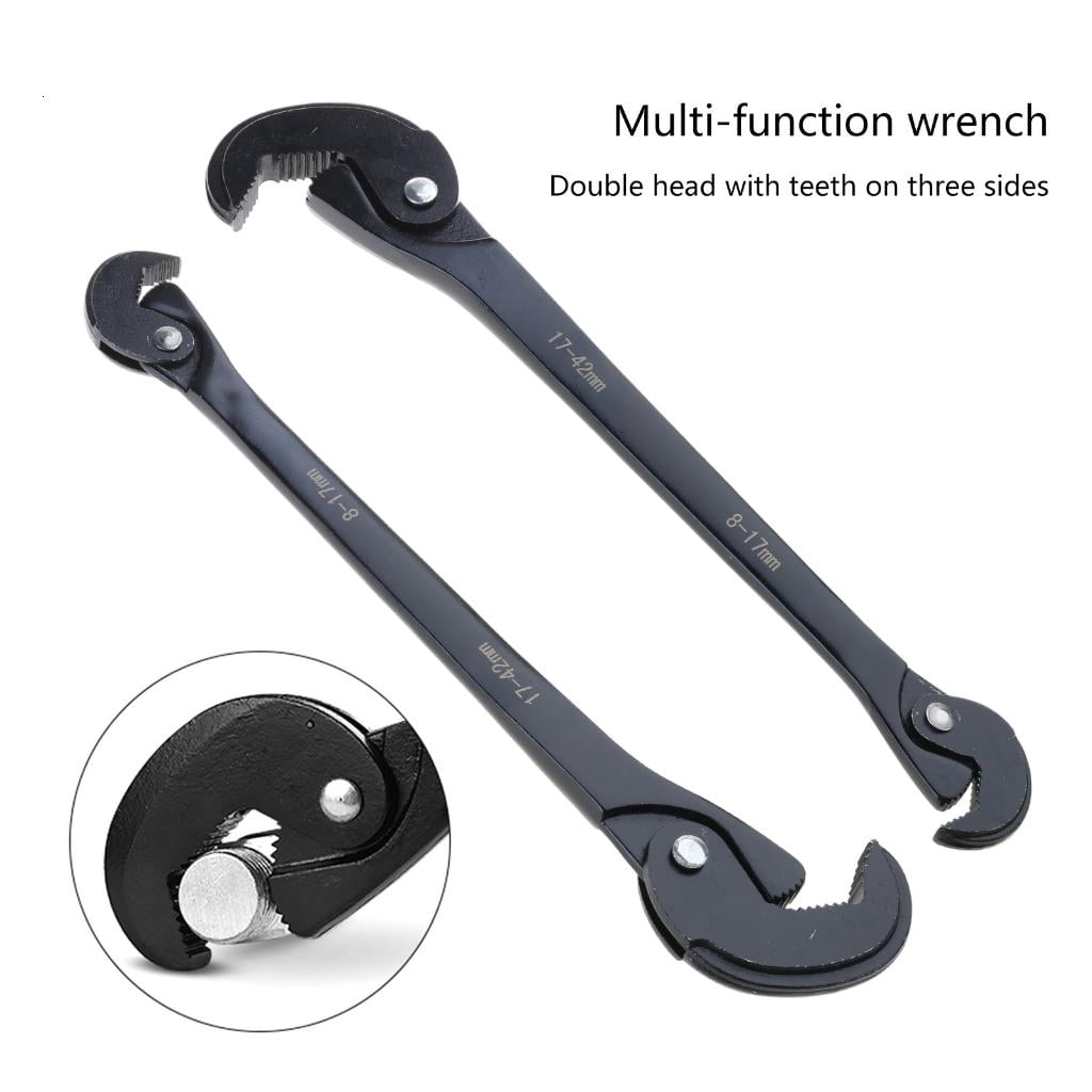 Adjustable Wrench 8-42mm Multi-function Purpose Spanner Tools Universal Wrench
