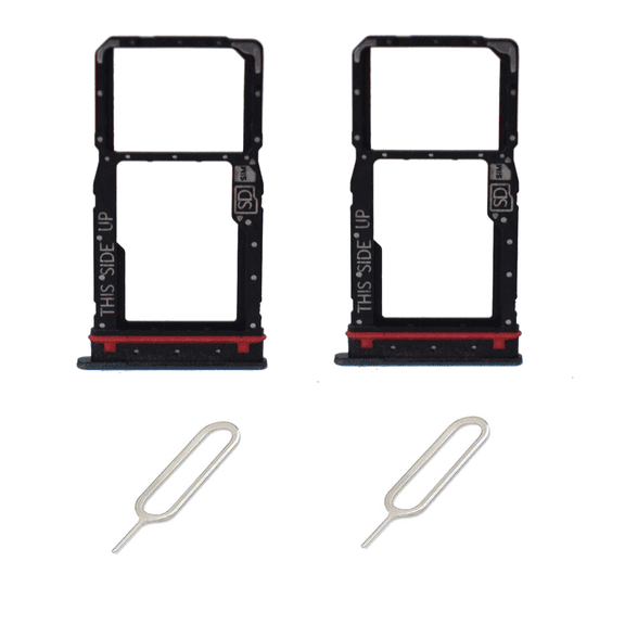 PAPAUTOP 2 PCS for Motorola Moto G 5G 2024 Card Tray SD SIM Card Holder with Card Needle