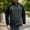 #H-Navy, variant on Mens Quarter Zip Fleece Sweatshirts Pullover Colorblock Raglan Sleeve Zip Chest Pocket Shirts,Black,2XL