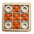 thumbnail image 1 of Juego grande de Tic Tac Toe, juego de mesa de madera rústica, juego de mesa de madera Tic Tac Toe, juegos familiares para niños adultos, 1 of 5